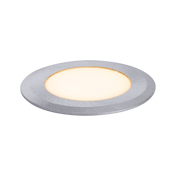 LED Bodeneinbauleuchte Goldlicht insektenfreundlich IP67 rund 50mm 2200K 2,2W 60lm 230V Alu Kunststoff, Metall