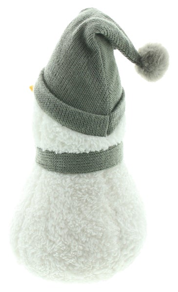 FRANK FLECHTWAREN | Türstopper Frosty, 14 x 12 x 25 cm, POLYESTER, SAND