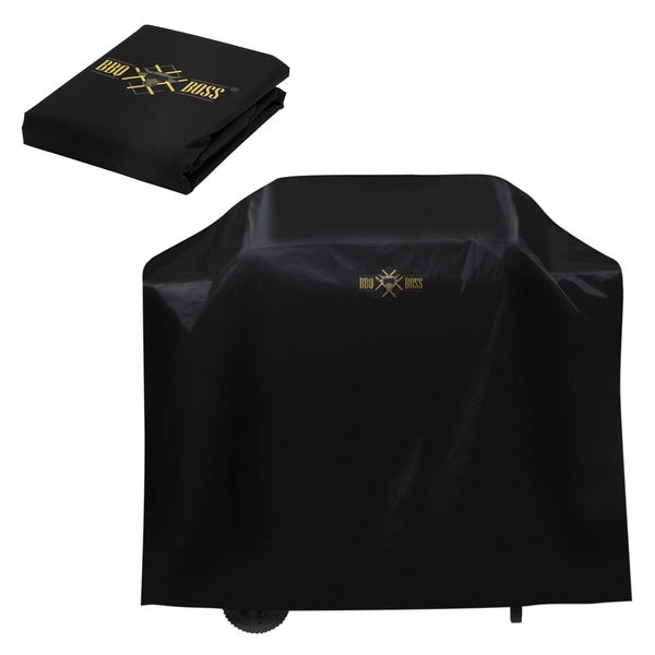 BBQ#BOSS Premium Grillabdeckung, Größe L 152x71x112 cm, aus Oxford-Stoff, Reißfest, Heavy Duty Outdoor BBQ Abdeckung, Gasgrill Abdeckhaube Wetterfest, Grill Schutzhülle Wasserdicht, Grillhaube Cover