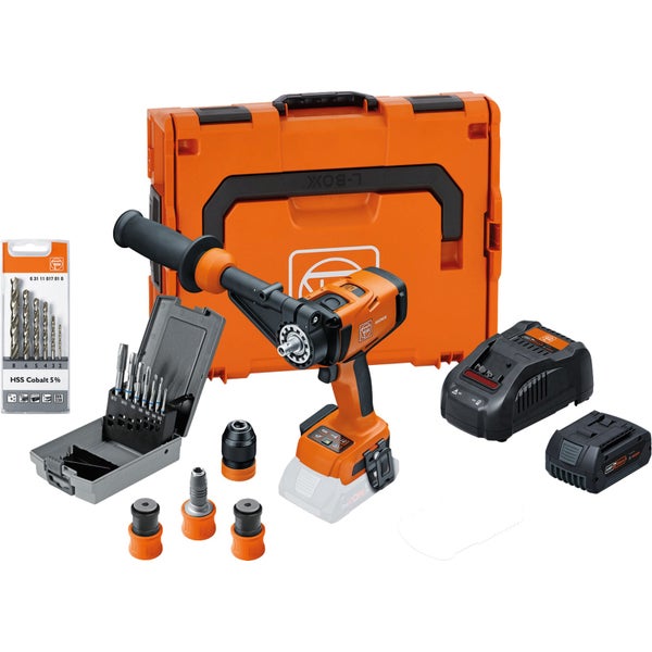 Fein Akku-Winkelbohrmaschine Set mit Zubehör und L-Box