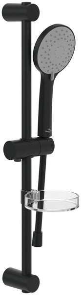 Duschstange mit Handbrause und Ablage