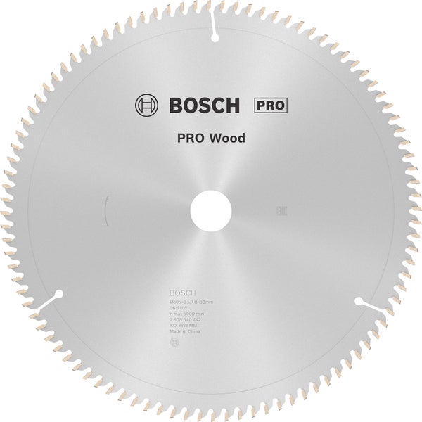 Bosch PRO Wood Kreissägeblatt 305 x 2,5 x 30 mm - 2608640442