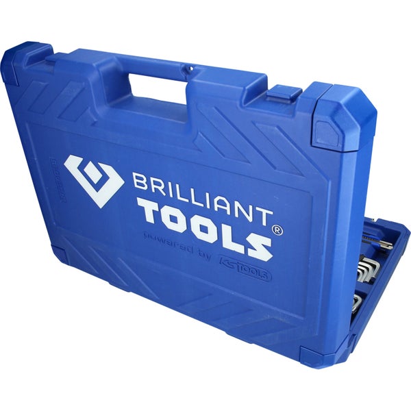 BRILLIANT TOOLS 1/4 + 1/2 Universal-Werkzeug-Satz 95tlg. - BT024095