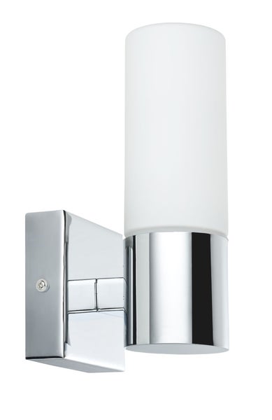 Spiegelleuchte Gemini IP44 E14 230V max. 2x20W dimmbar Chrom, Satin