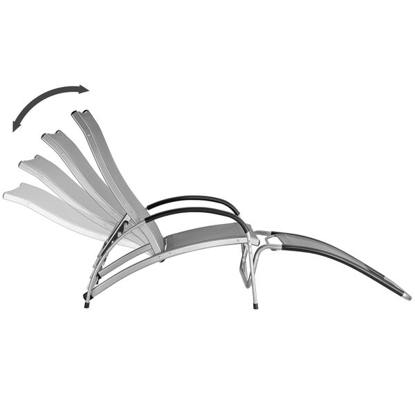 Verstellbarer Relaxsessel für den Garten