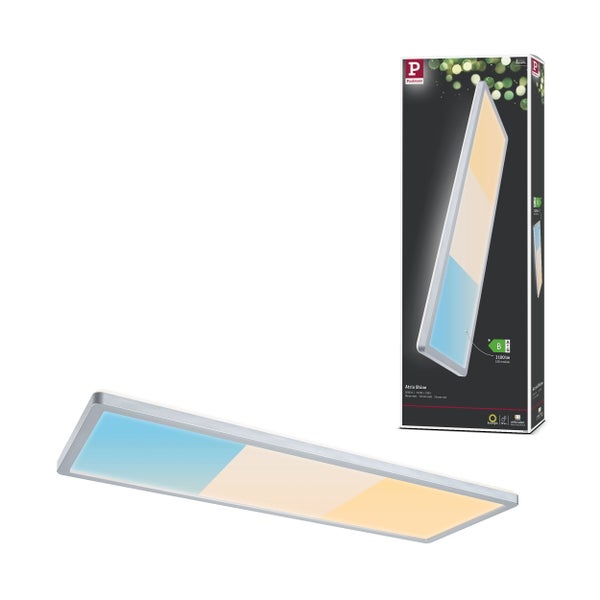Paulmann LED Streifen Set 5 Meter, 550 Lumen pro Meter, 34 Watt, erweiterbar auf 12,5 Meter, dimmbar mit Zubehör, plastikfreie Verpackung.