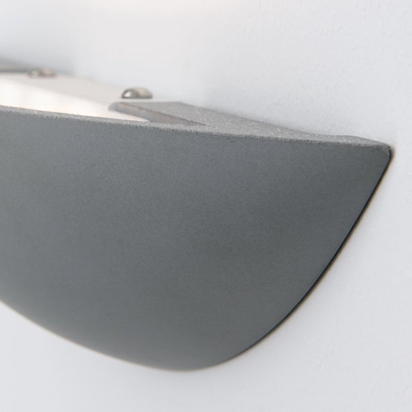 LED Keramik Wandleuchte Gypsum Grau