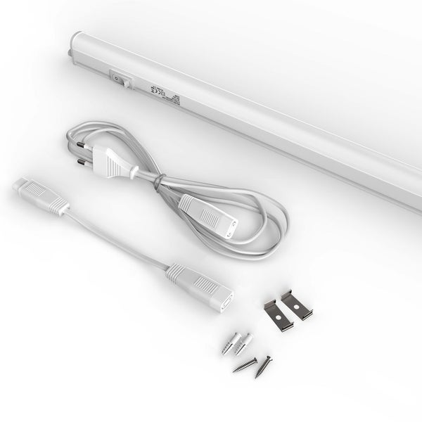 LED-Unterbauleuchte BRILONER LEUCHTEN TOOK, 10 W, 1100 lm, IP20, weiß, Kunststoff, 87,3 x 2,2 x 3 cm