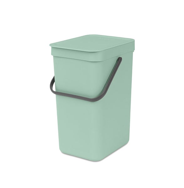 Brabantia Abfallsammler Mit Stay Open Deckel 12 Liter HxBxT 35 x 20 x 24,9 cm Kunststoff Jade