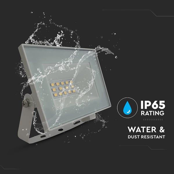 LED-Strahler mit Schutzart IP65, wasser- und staubresistent