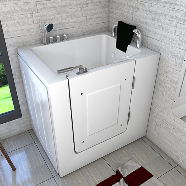 Senioren Sitzbadewanne Wanne mit Tür S02-TH-C-R 100x78 cm
