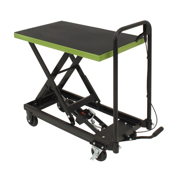 Motorradhebebühne mit Rollen für Werkstattarbeiten