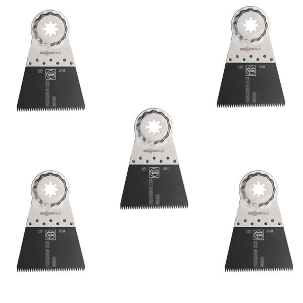 Fünf Fein Starlock Plus E-Cut Sägeblätter mit Holzverzahnung