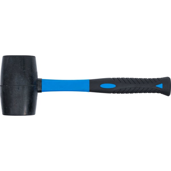 Gummihammer mit blauem Griff