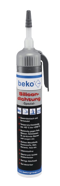 Kartusche mit Beko Silikondichtung Spezial