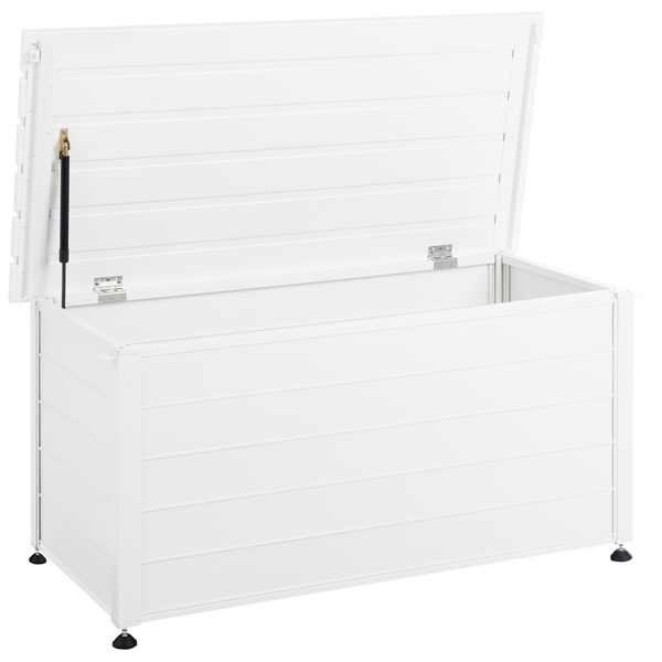 Aufbewahrungsbox CAMPALTO Metall 123 cm 60 cm Weiß