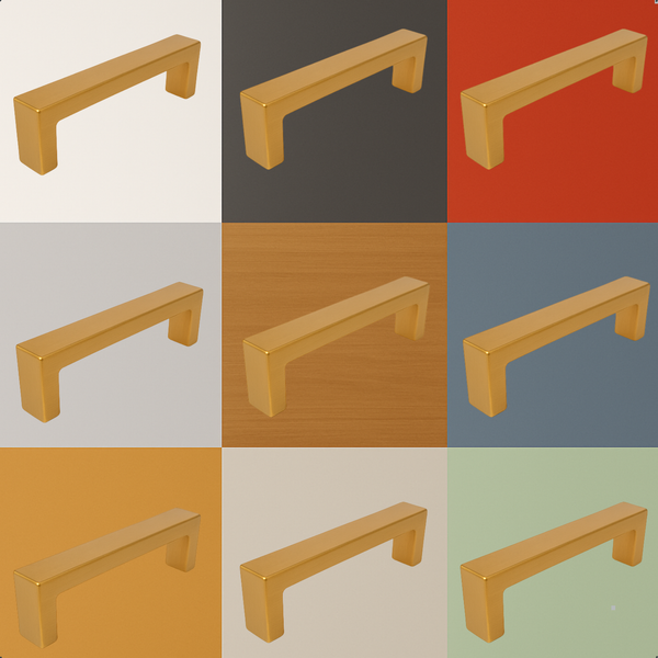 Möbelgriff aus Metall