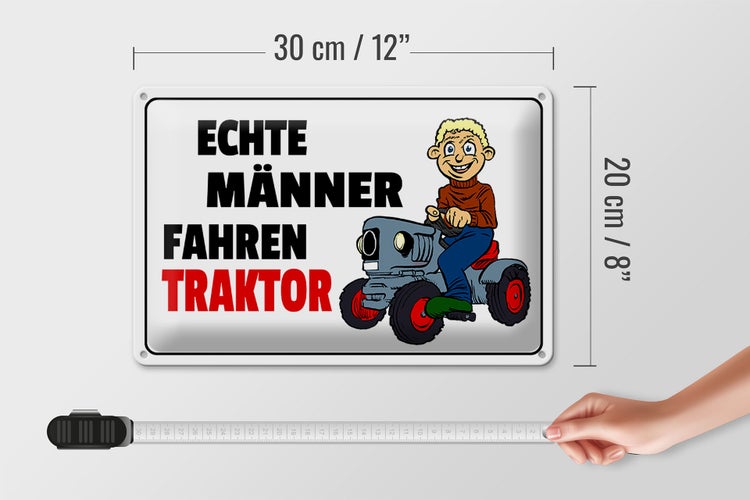 Hier wache ich Blechschild mit Pomeranian Motiv