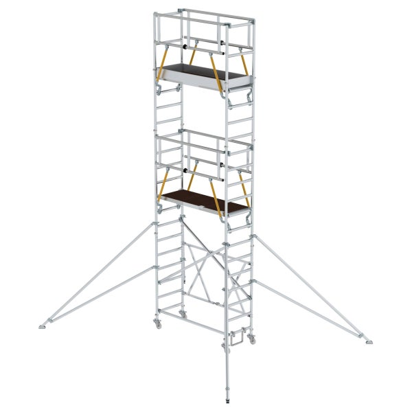 MUNK Klappgerüst SG 0,75x1,80m mit Ausleger und Sicherheitsgeländer 7,16m AH