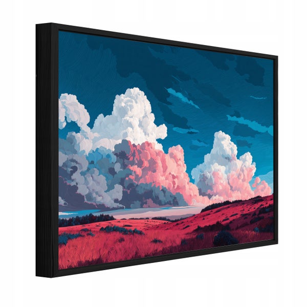 Gerahmtes Wandbild mit Landschaftsmotiv