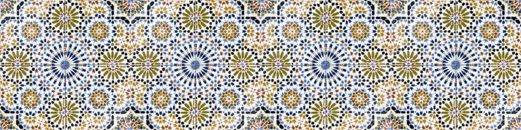 Fliesen mit geometrischem Muster