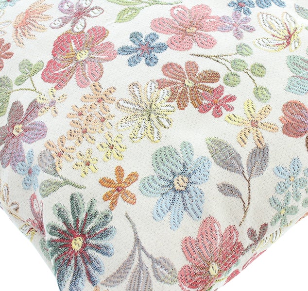 Dekokissen mit Blumenmuster
