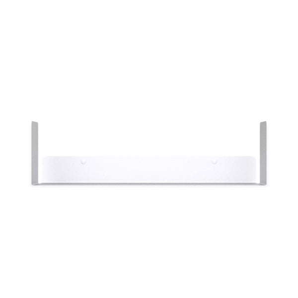 UNITURE® - 2er Set - Wandregal weiß - Moderne Regal Wand Design - 2x42 cm Bücherregal schwebend, Bilderleiste weiß - Wandregal, Regal weiß, Regalbrett weiß, wandregal weiß