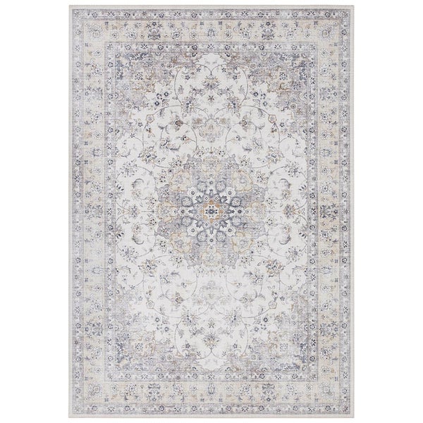 Kurzflor Teppich Nain Lichtgrau - 80x150x0,7cm