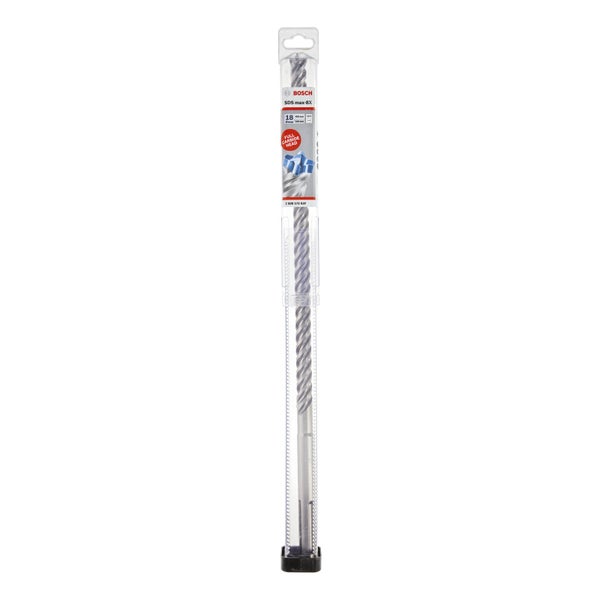 Bosch Logo SDS max-8X Hammerbohrer, 18 mm Durchmesser, 540 mm Länge