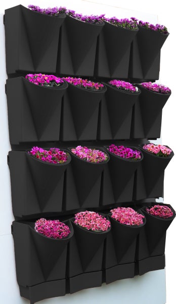 16x Wandgarten Hängegarten Blumentopf Blumenkasten