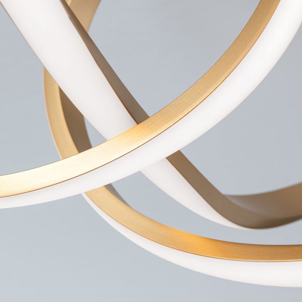 LED Deckenleuchte gold matt