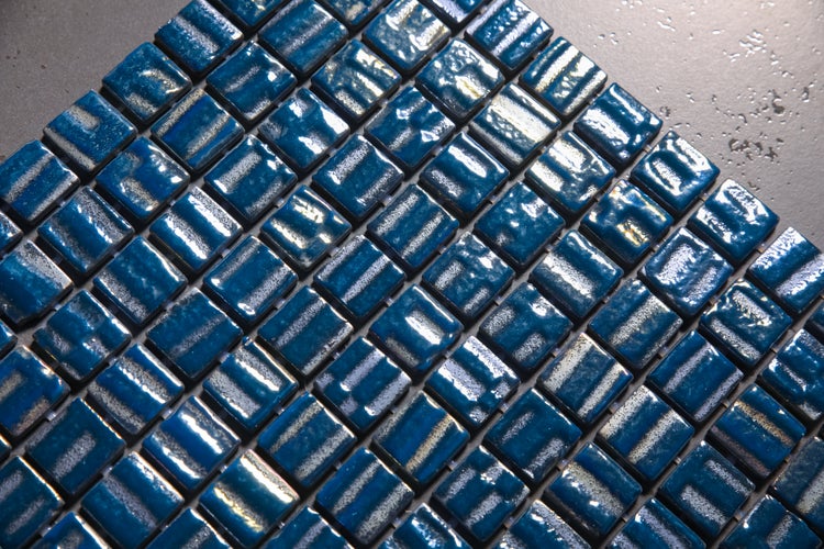 Tapete mit Halbkreis-Design