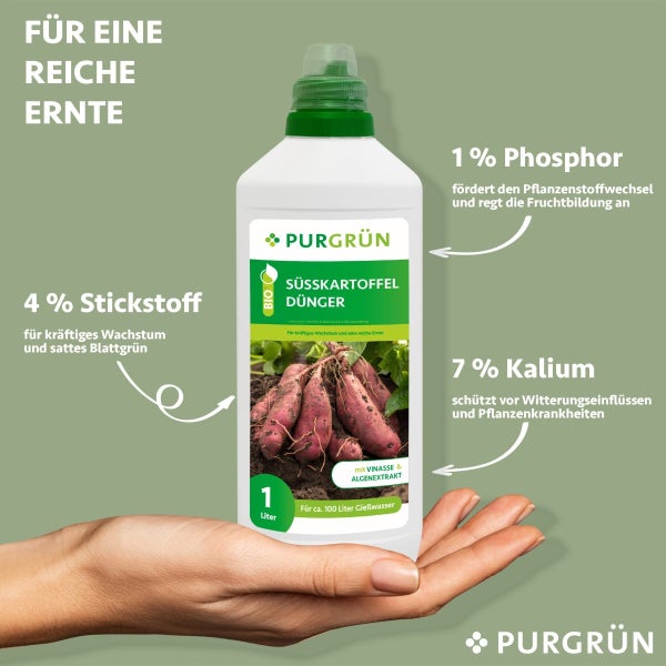 Purgrün Bio-Süßkartoffel-Dünger 1 Liter