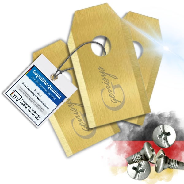 Genisys Titan Ersatzklingen für Mähroboter mit Prüfsiegel