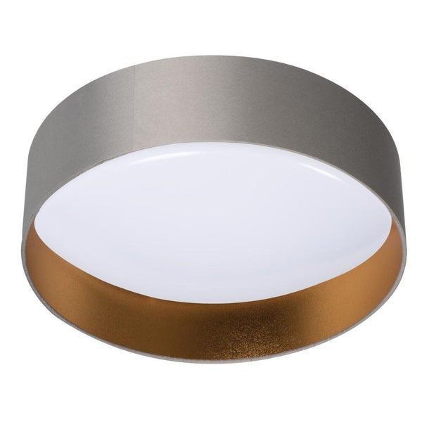 LED Deckenleuchte Rifa in Grau und Gold 17,5W 1500lm 4000K