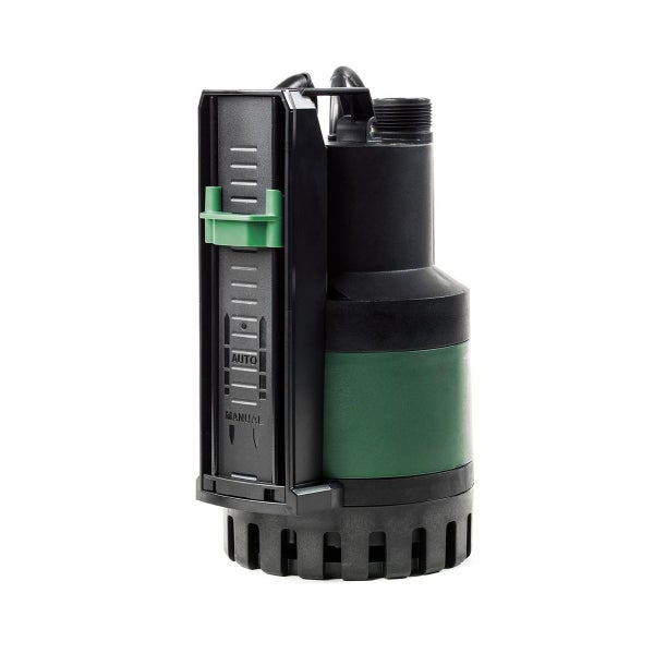 Tauchpumpe für Schmutzwasser mit Schwimmerschalter zur automatischen oder manuellen Steuerung