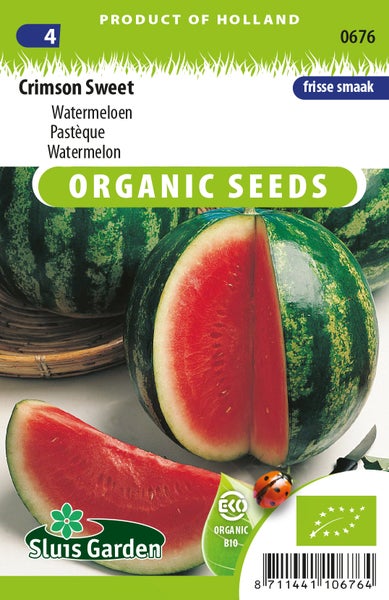 Crimson Sweet Wassermelone Bio-Samenpackung