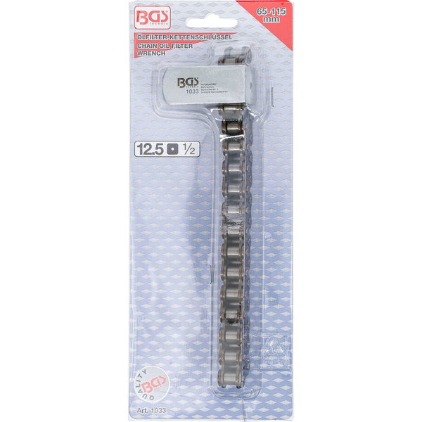 Ölfilter Kettenschlüssel in Verpackung