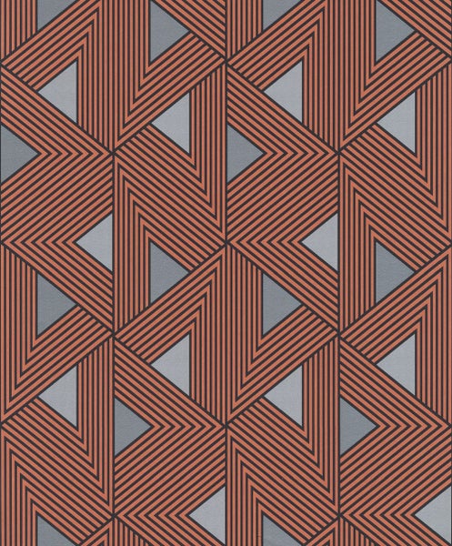 Tapete mit geometrischem Dreiecksmuster