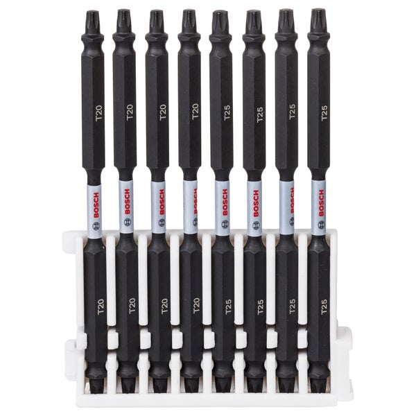 Set mit Bosch Torx Schrauberbits T20 und T25 in Halterung