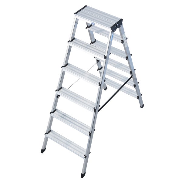 Aluminium-Tritt mit sechs Stufen