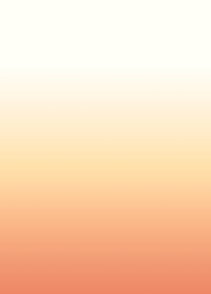 ESTAhome Fototapete Dip-Dye Muster Orange - 200 x 279 cm - 159255