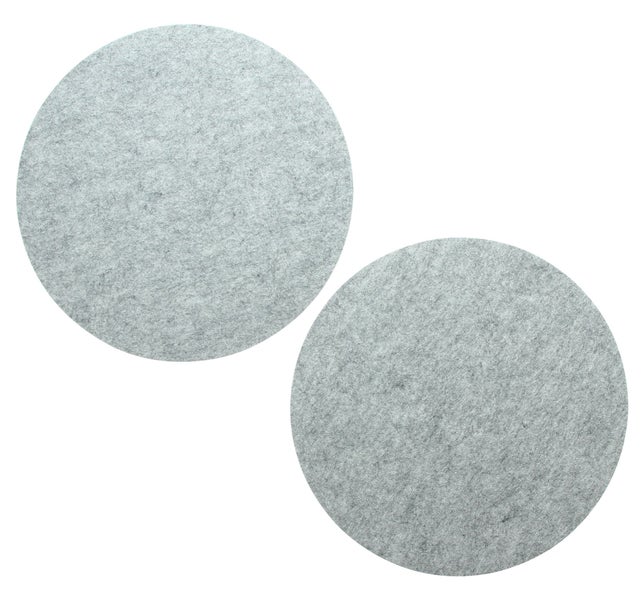 FRANK FLECHTWAREN | Platzmatte Grey, 4er Set, FILZ AUS PET, D: 35 cm