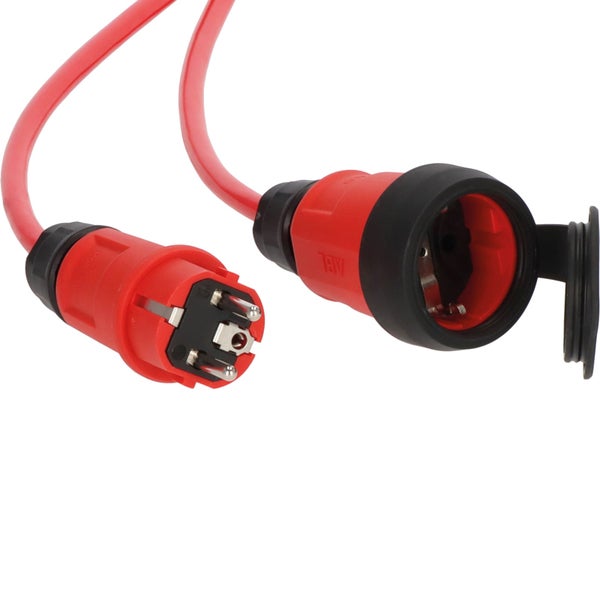 Verlängerungskabel mit Stecker und Kupplung
