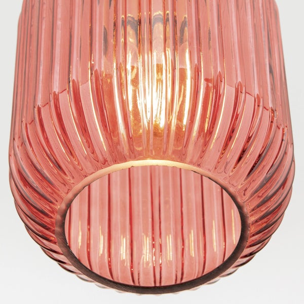 Ersatzglas Ø 140 mm Rot Lampenschirm Glasschirm für Fassung E27
