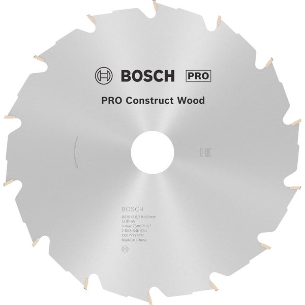 Bosch Kreissägeblatt Pro Construct Wood