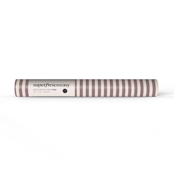 Eine Rolle Superfresco Easy Vliestapete mit gestreiftem Muster.