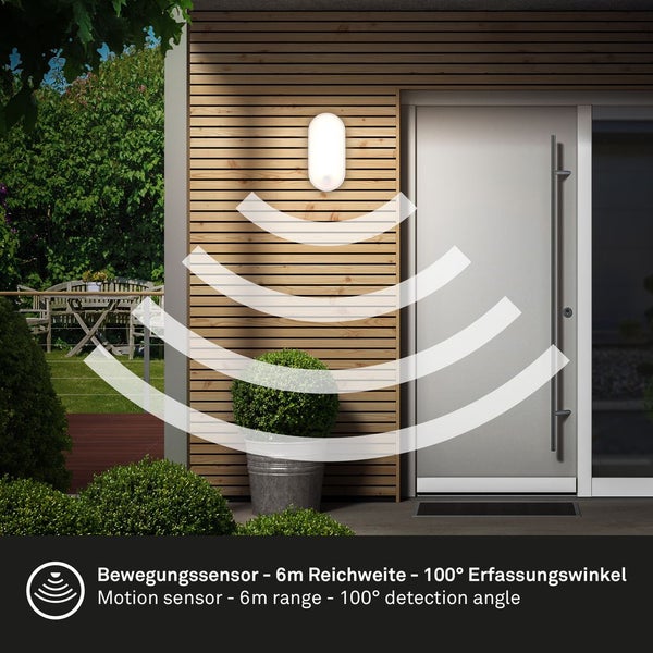 LED Wandlampe Aussen IP65 LED Wandleuchte Bewegungsmelder Garten Hauswand
