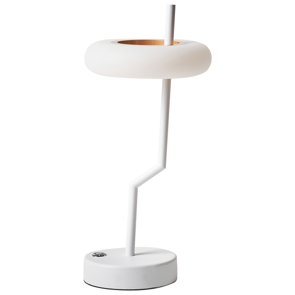 Kabellose LED Tischlampe ALVIELA mit Dimmer Metall Weiß
