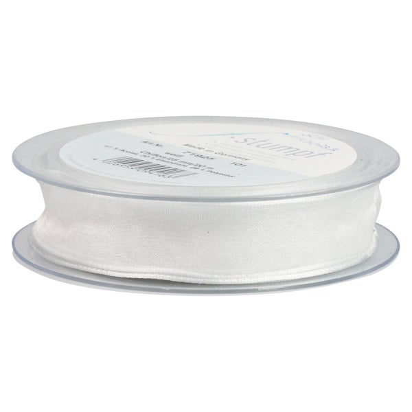 Chiffonband auf Spule, 25 Millimeter breit und 20 Meter lang